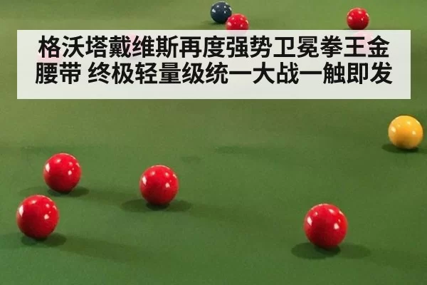 格沃塔戴维斯再度强势卫冕拳王金腰带 终极轻量级统一大战一触即发